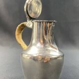 Coquemar laitière XIXe en argent massif