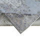 Tapis oriental noué à la main des années 1980 158 cm x 267 cm gris