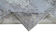 Hand-knotted distressed oriental 1980s 158 cm x 267 cm grey carpet