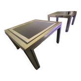 Paires de tables basse italienne Designer giacomo sinopoli en très bonne ét