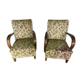 Pair of art deco armchairs