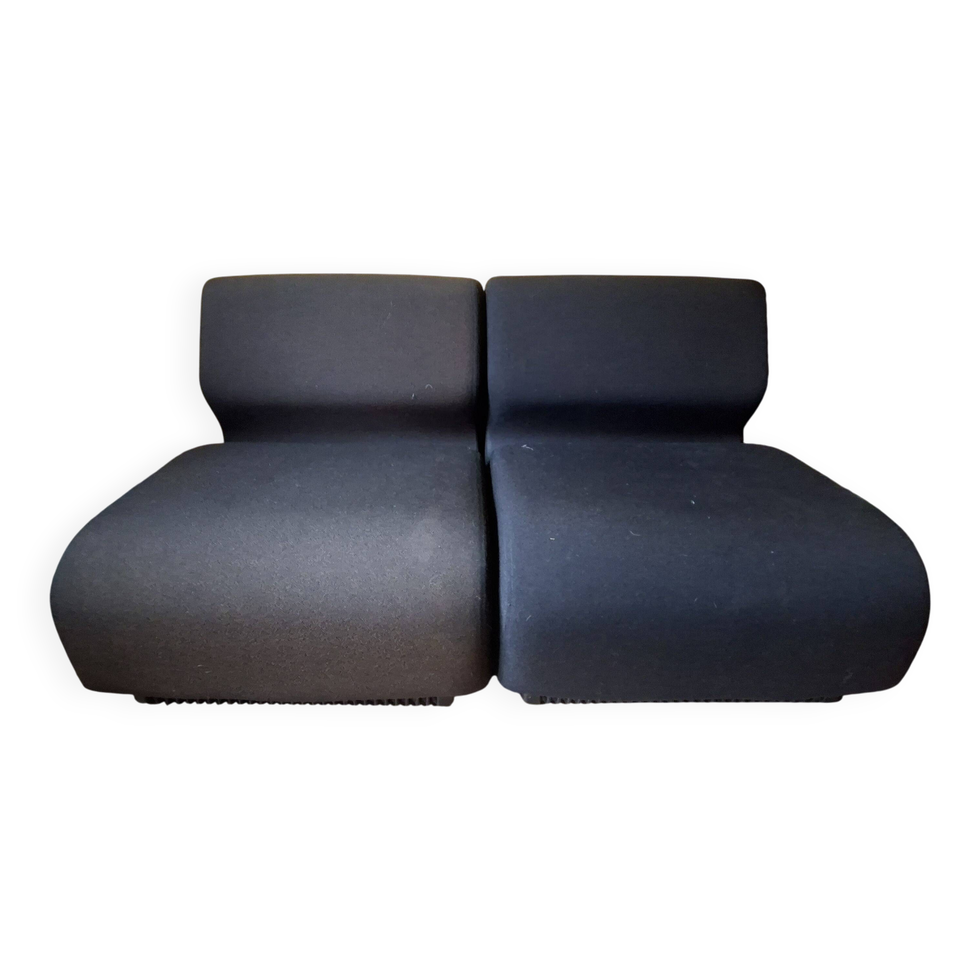 Herman Miller modular armchair – Don Chadwick – black fabric