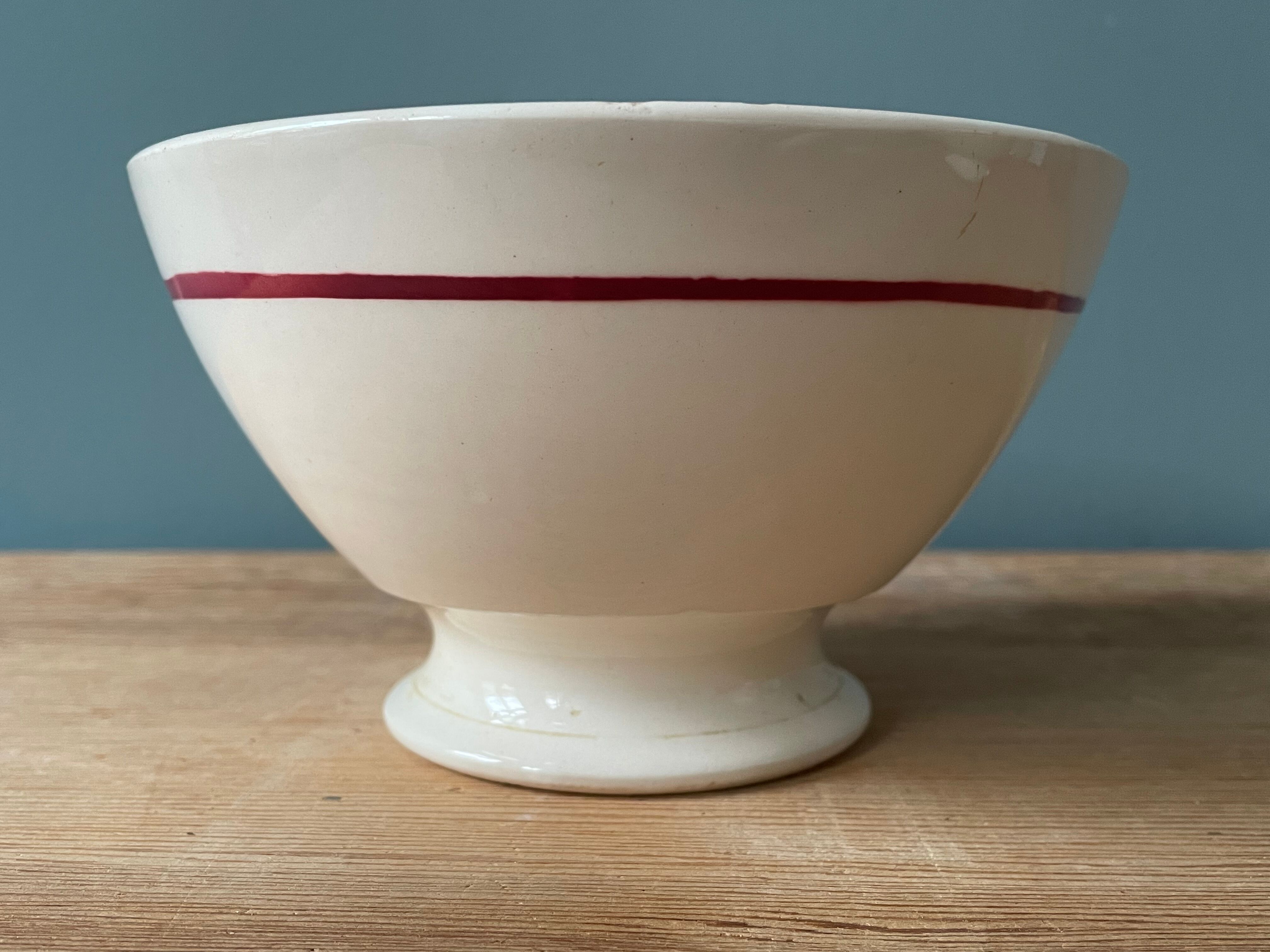 Set of 5 vintage badonviller earthenware bowls