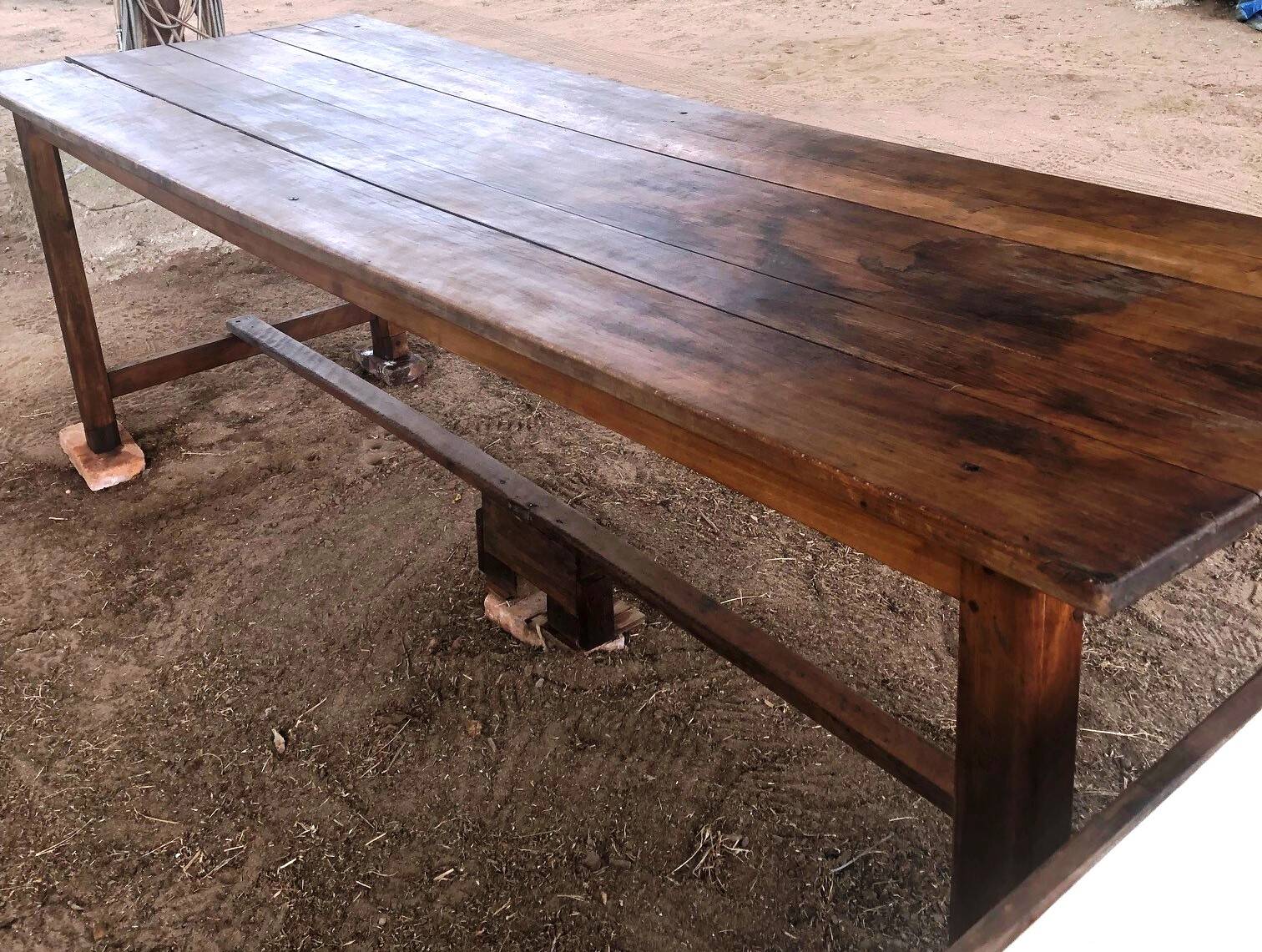 Table d'atelier vintage
