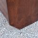 Pair of bedside tables from the 70s in rosewood stained oak veneer