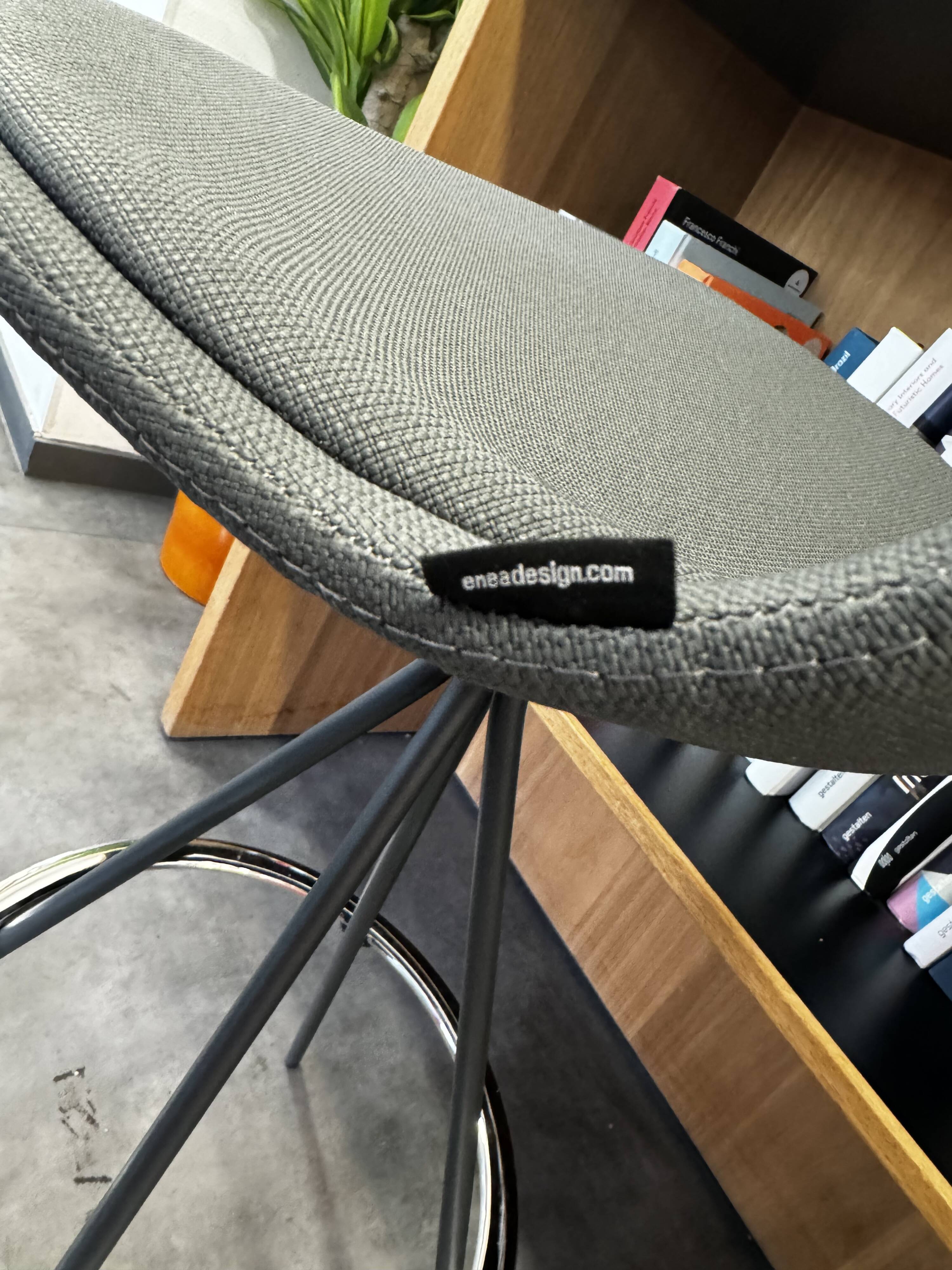 ENEA High design stool in grey colour