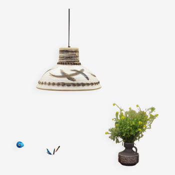Lampe en céramique, design danois, années 1960, fabrication : Danemark