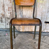 Vintage Chair in MULLCA Style Model 510 Metal + Wood #C950