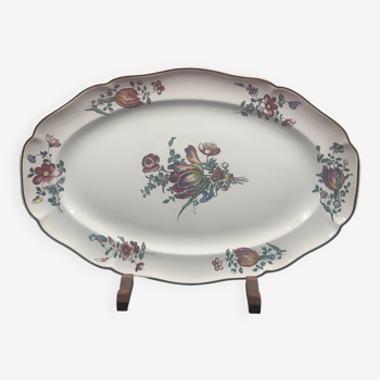 Grand Plat de forme oblong Villeroy et Boch Mettlach Modèle 1562 - 46 x 30,5 cm