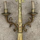 Paire d'appliques en bronze doré