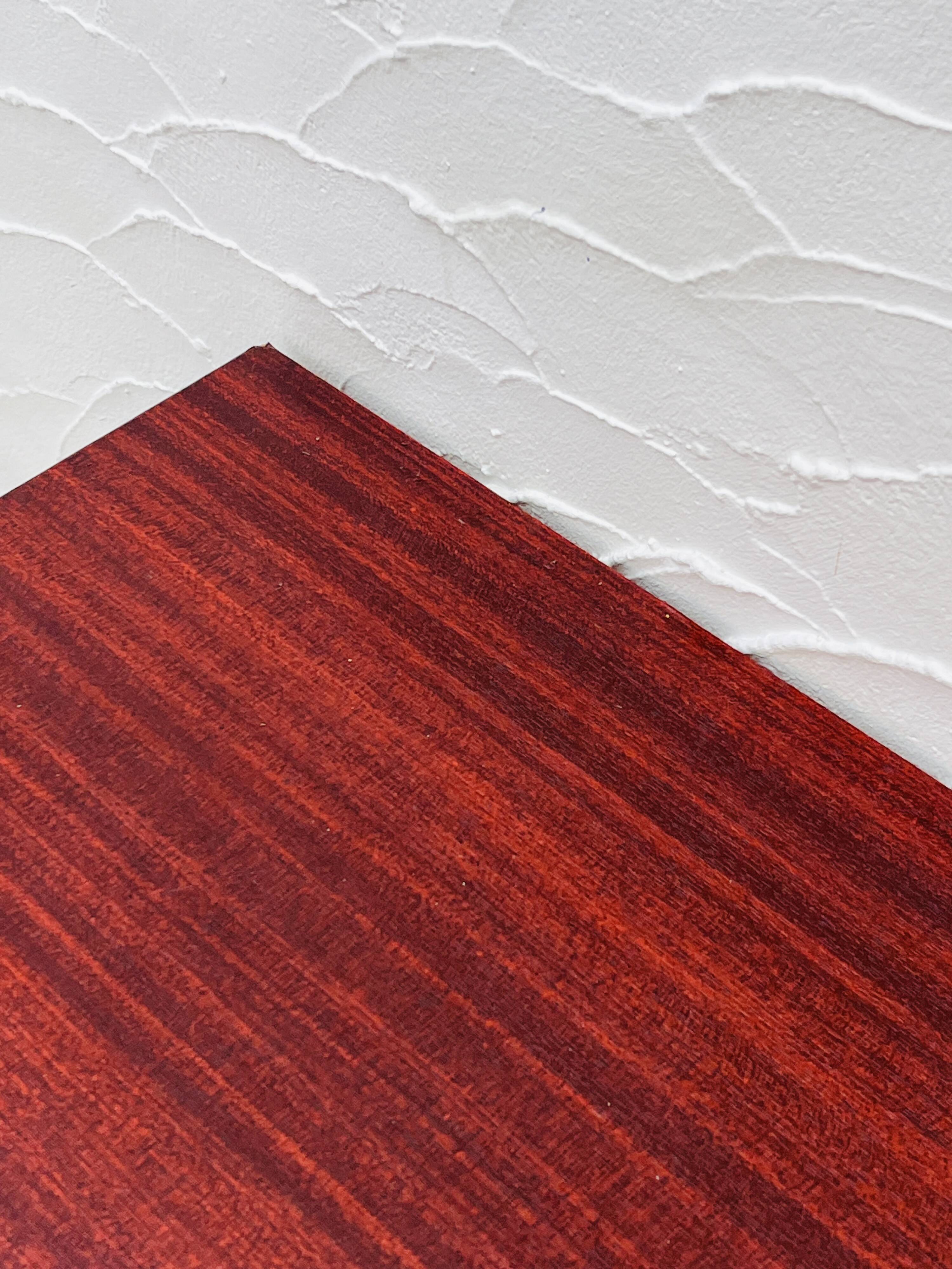 Vintage bedside table wood and metal from the 70s