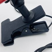 Orientable vintage clip spotlight, European production, 1980s.