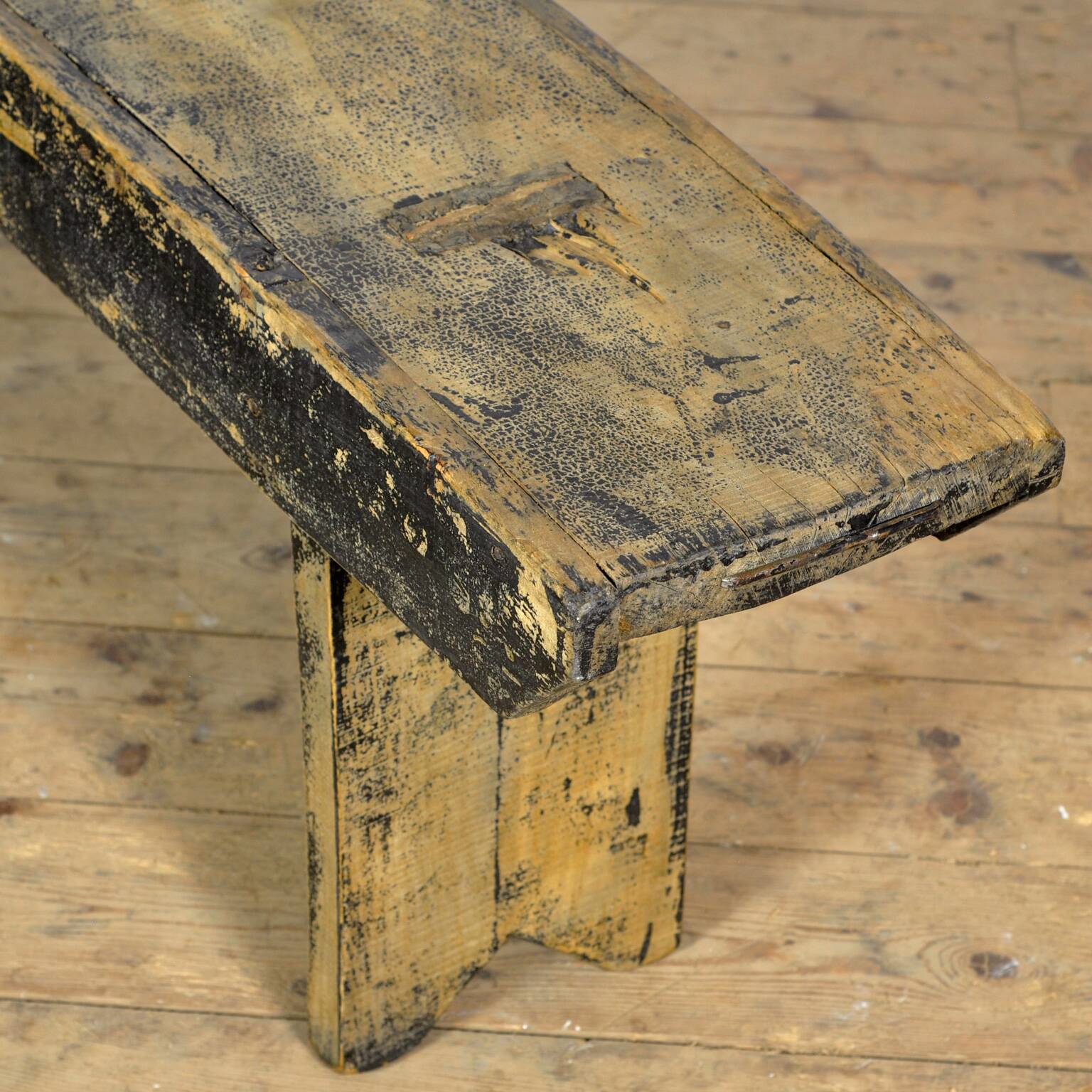 Rustic pine bench, circa 1960