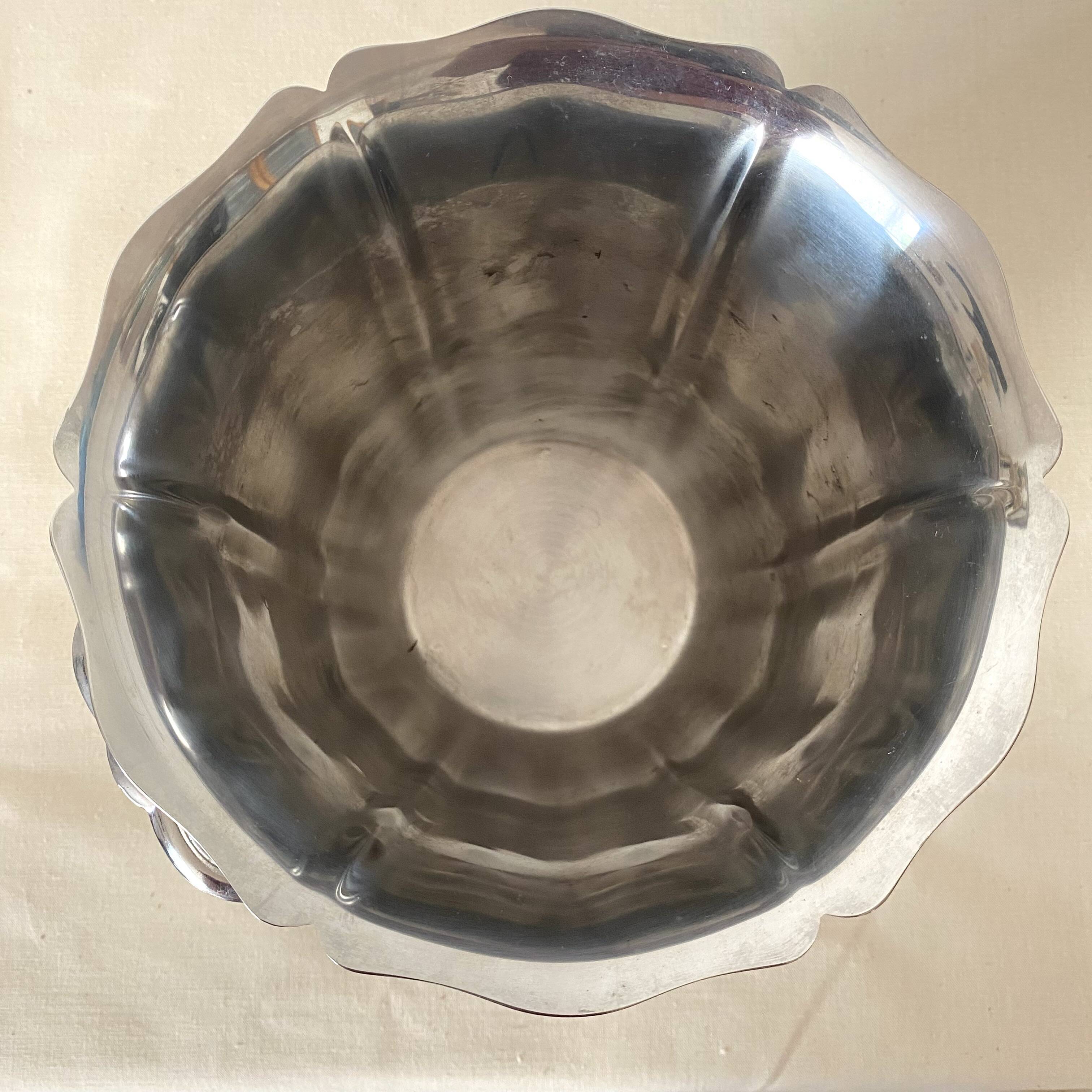 Guy Degrenne stainless steel champagne bucket