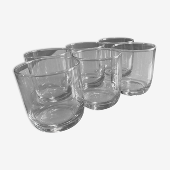 Set of 6 Arcoroc water glasses