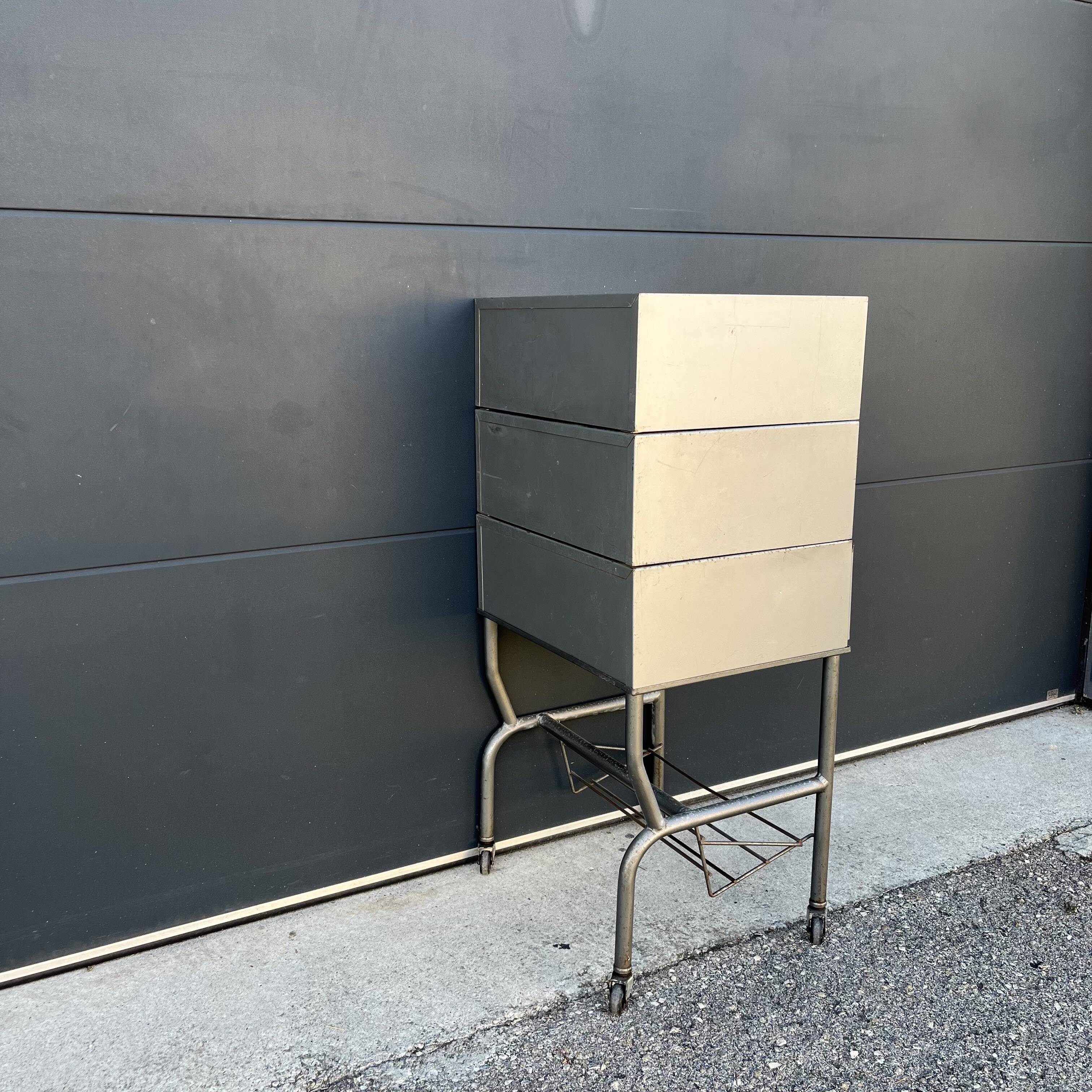Industrial furniture with drawers