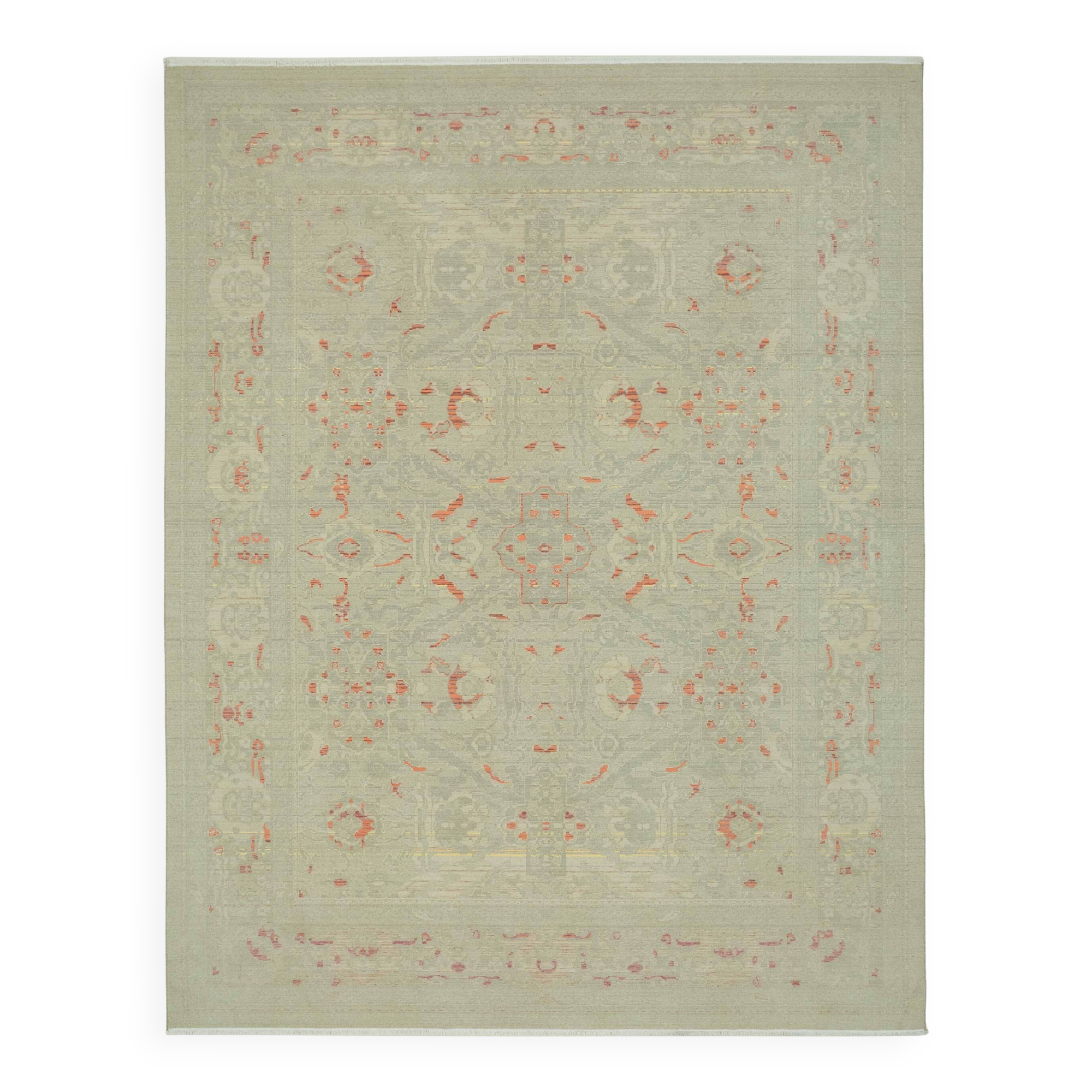 Turkish Handcrafted Loom Oushak Rug 274 cm x 351 cm