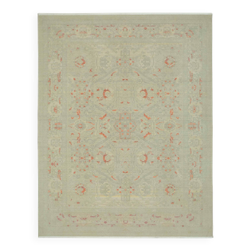 Turkish Handcrafted Loom Oushak Rug 274 cm x 351 cm