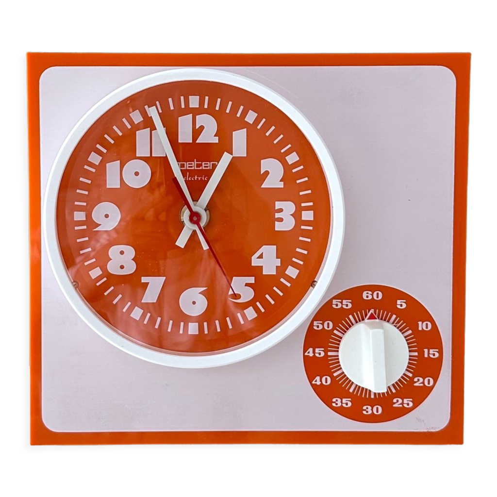 Vintage wall clock Peter Electric Selency