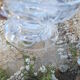 Pair of glass candlesticks