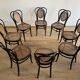 Series of 8 Viennese chairs N.33 by J&J Kohn, 1900