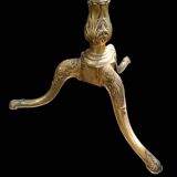 Bronze and brass floor lamp Italy 50