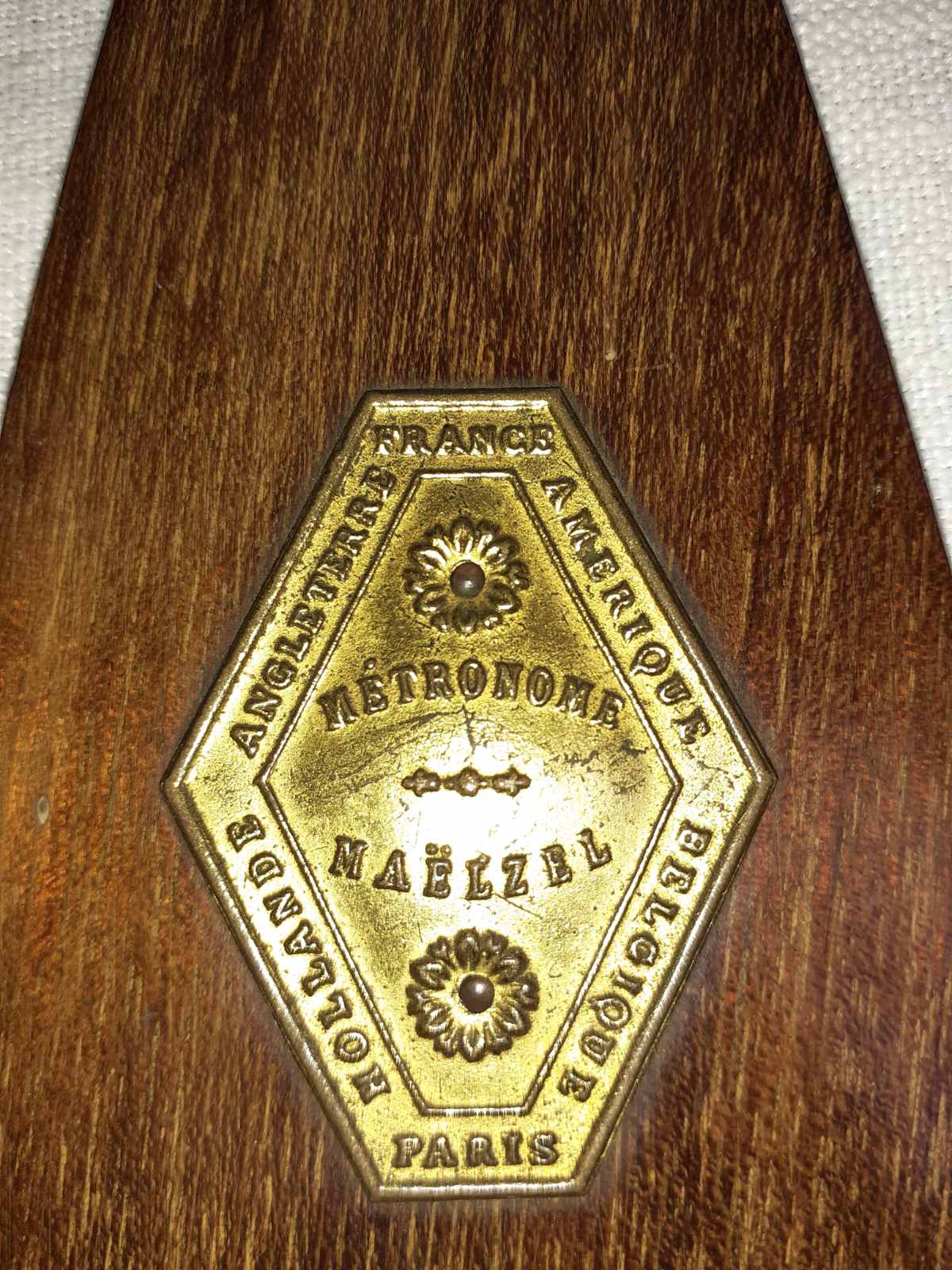 Metronome Maelzel in wood