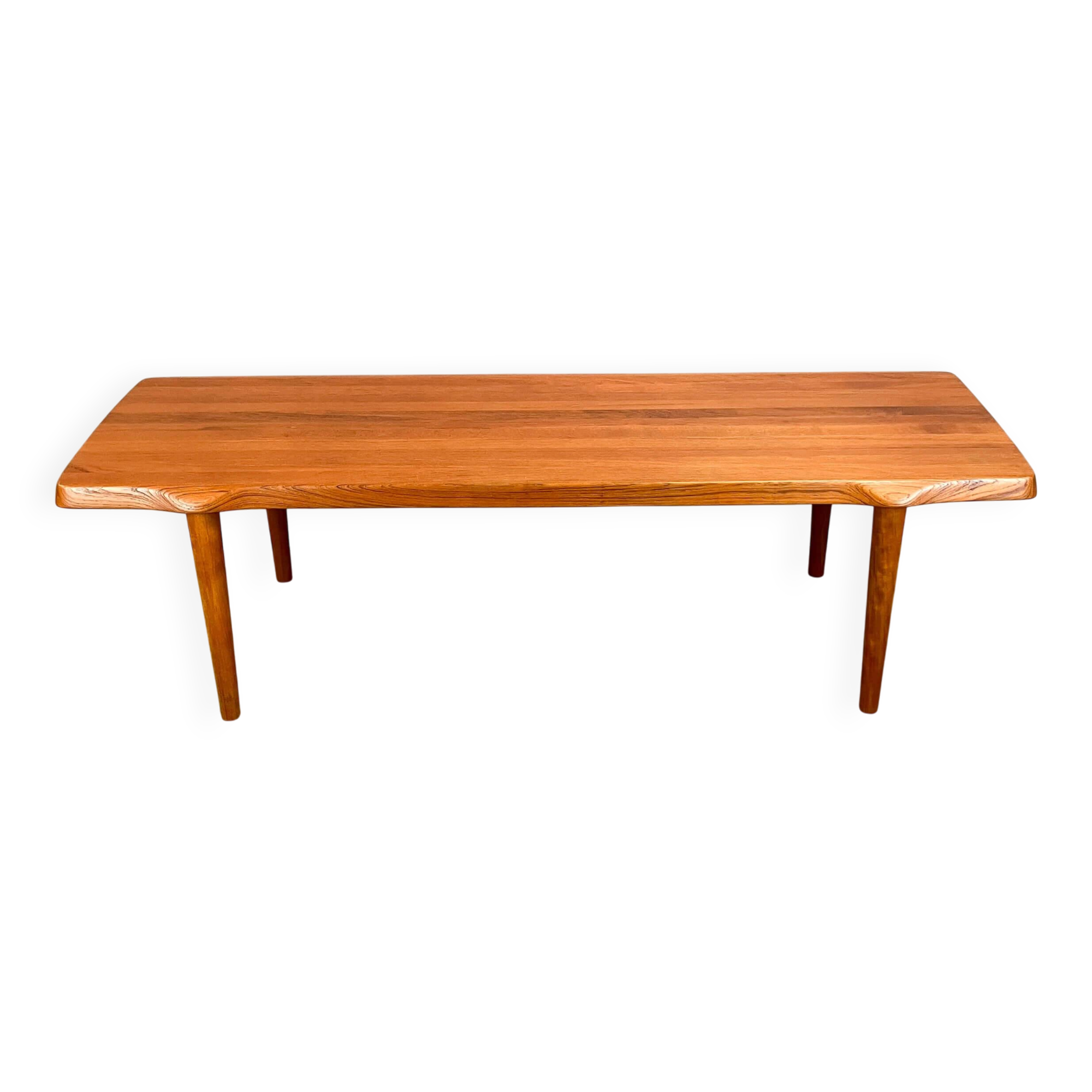 Large coffee table by John Boné for Mikael Laursen, teak, 1960s