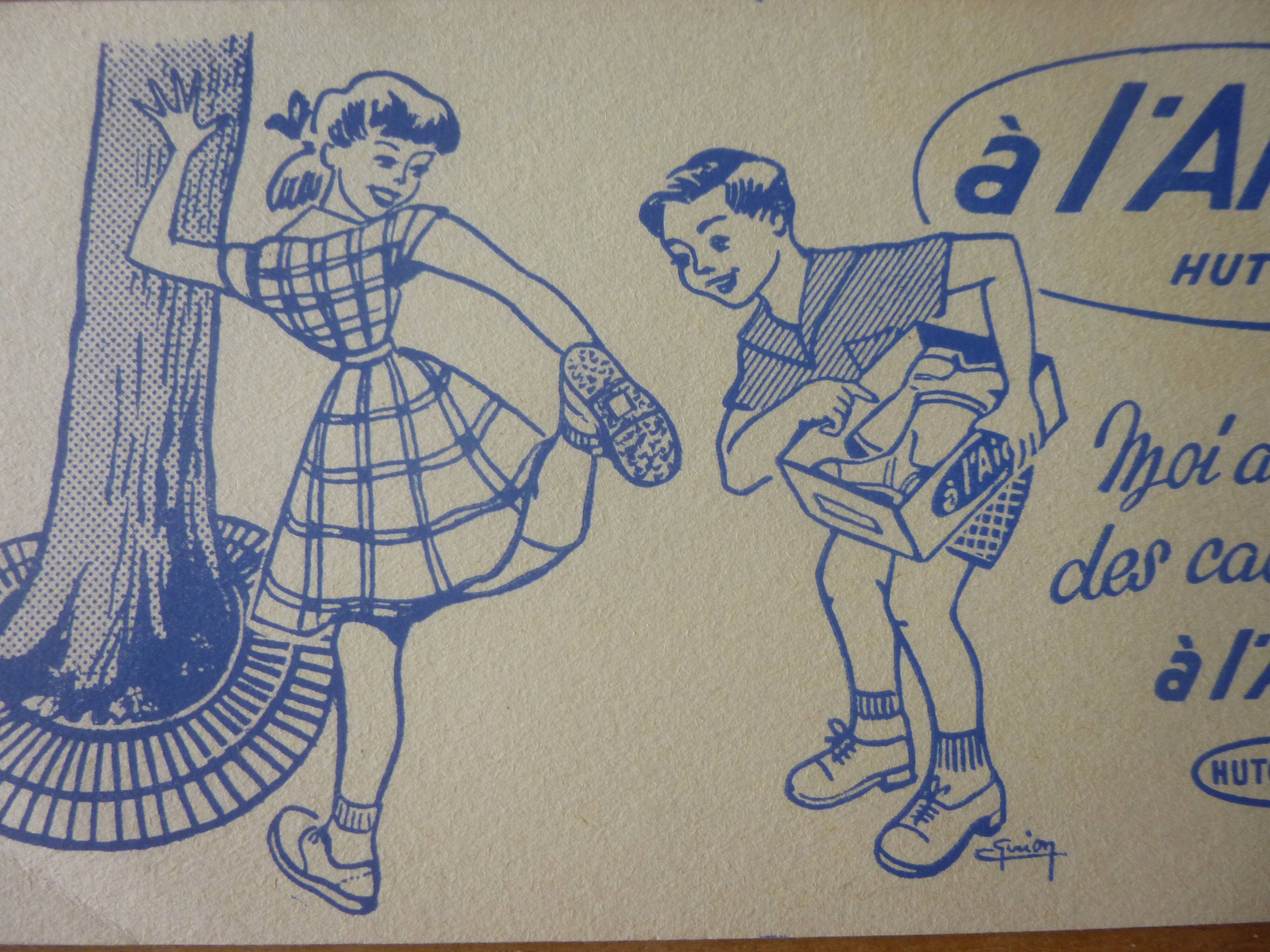 Advertising poster 1950s AIGLE