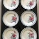 Set de 6 assiettes Digoin Sarreguemines modèle Olga