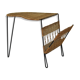 Table porte revue en  osier 1960