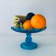 Blue glass stand cup