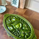 Old enameled cast iron trivet