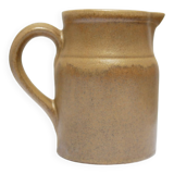 Vintage stoneware pitcher by the Digoin factory, France