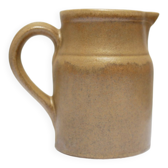 Vintage stoneware pitcher by the Digoin factory, France