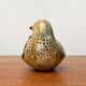 Bird sculpture in Danish studio pottery from the mid-century by Søholm, 1960s.