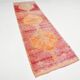 3x10 Peach & Red Vintage Runner Rug, 93x310Cm