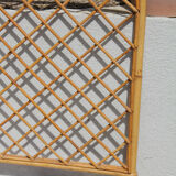 Rattan headboard a place
