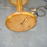 60s bamboo rattan lamp