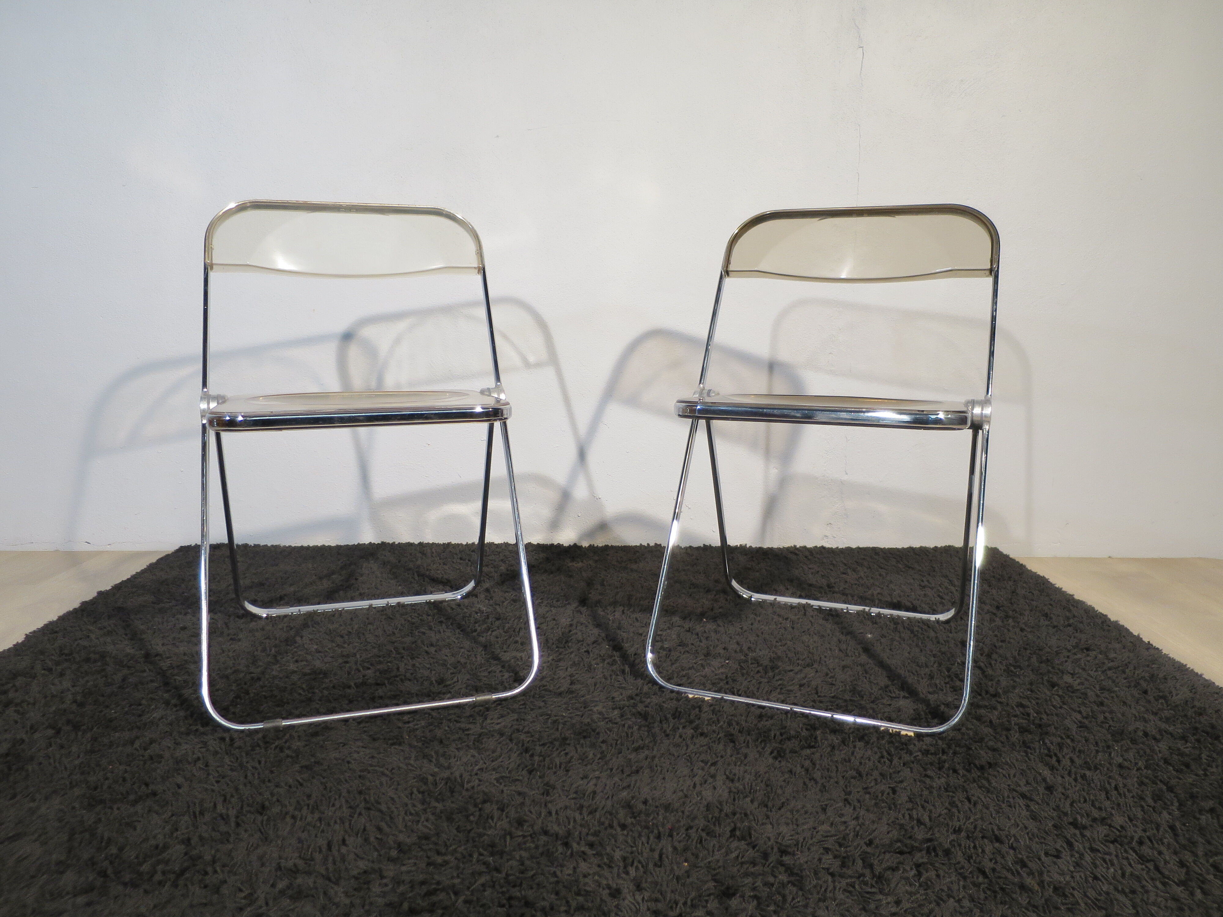 Pair of chair Piretti for Castelli 1970