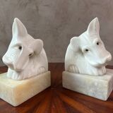 Pair of Fox Terrier Bookends