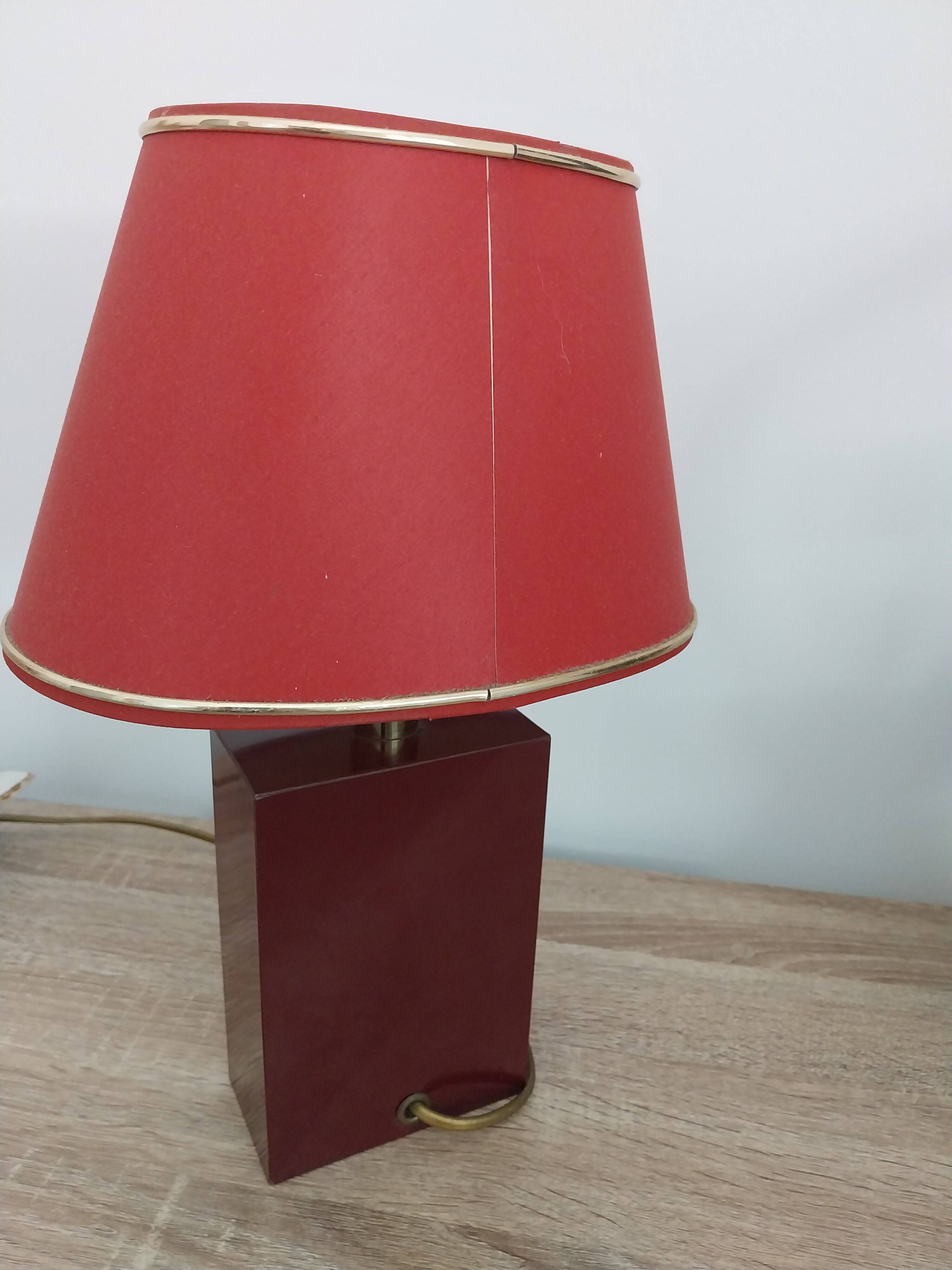 Vintage lamp le dauphin with acorn decoration from the 1970s/80s.