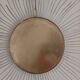 Vintage gold metal sun mirror – 70 cm