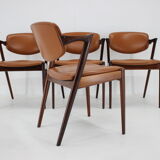 1960s Kai Kristiansen Model 42 Dining Chairs in Palisander, set of 4
