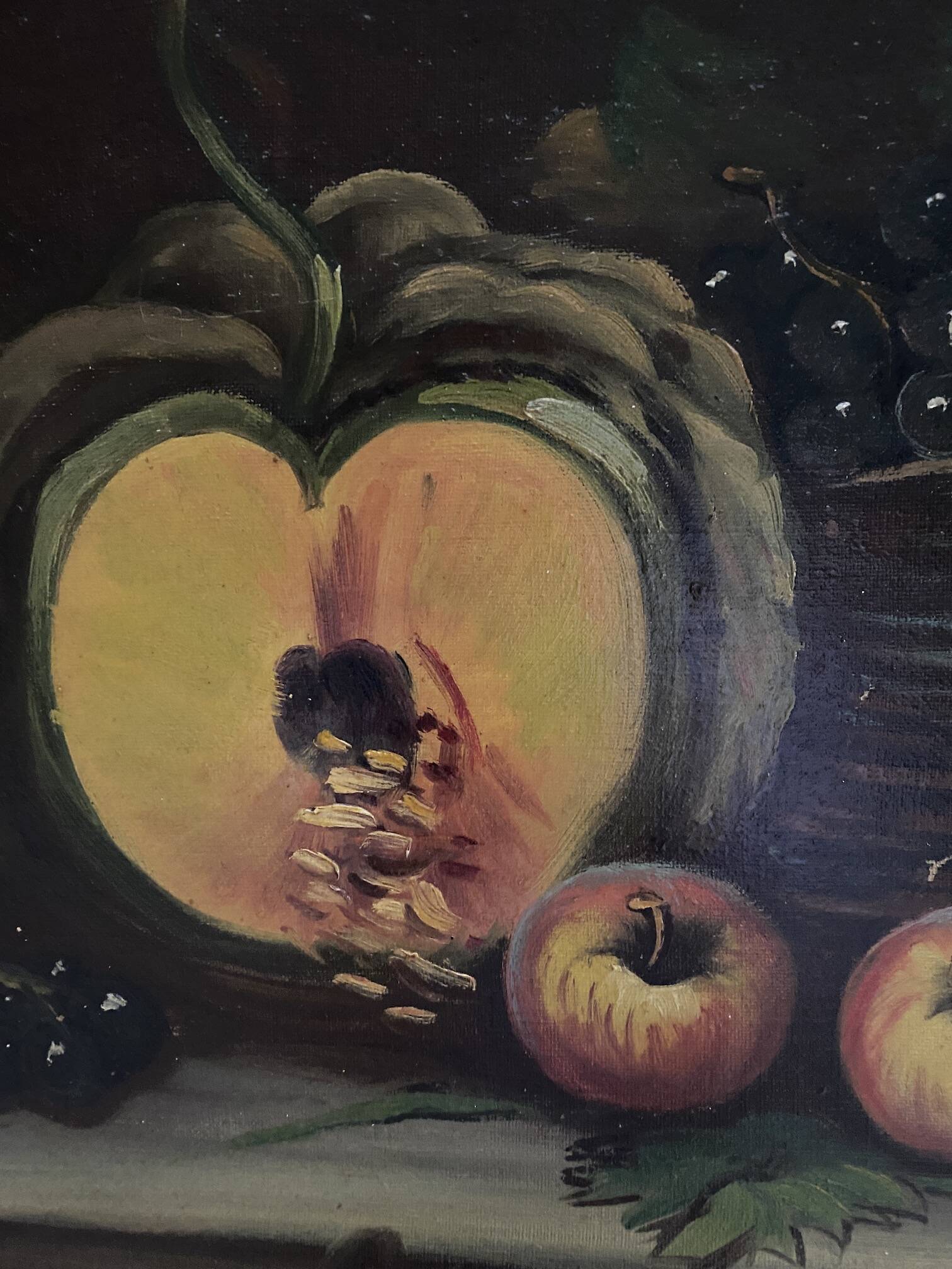 Oil on canvas still life