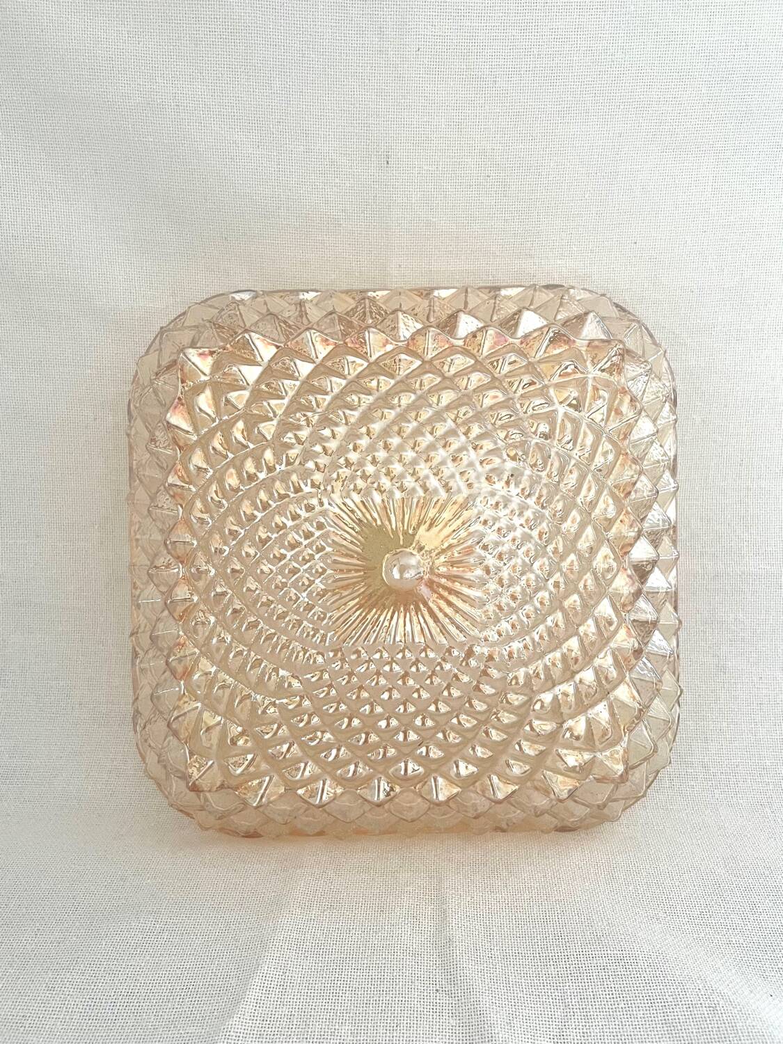 Glass ceiling light