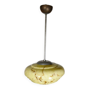 Suspension en verre opalin