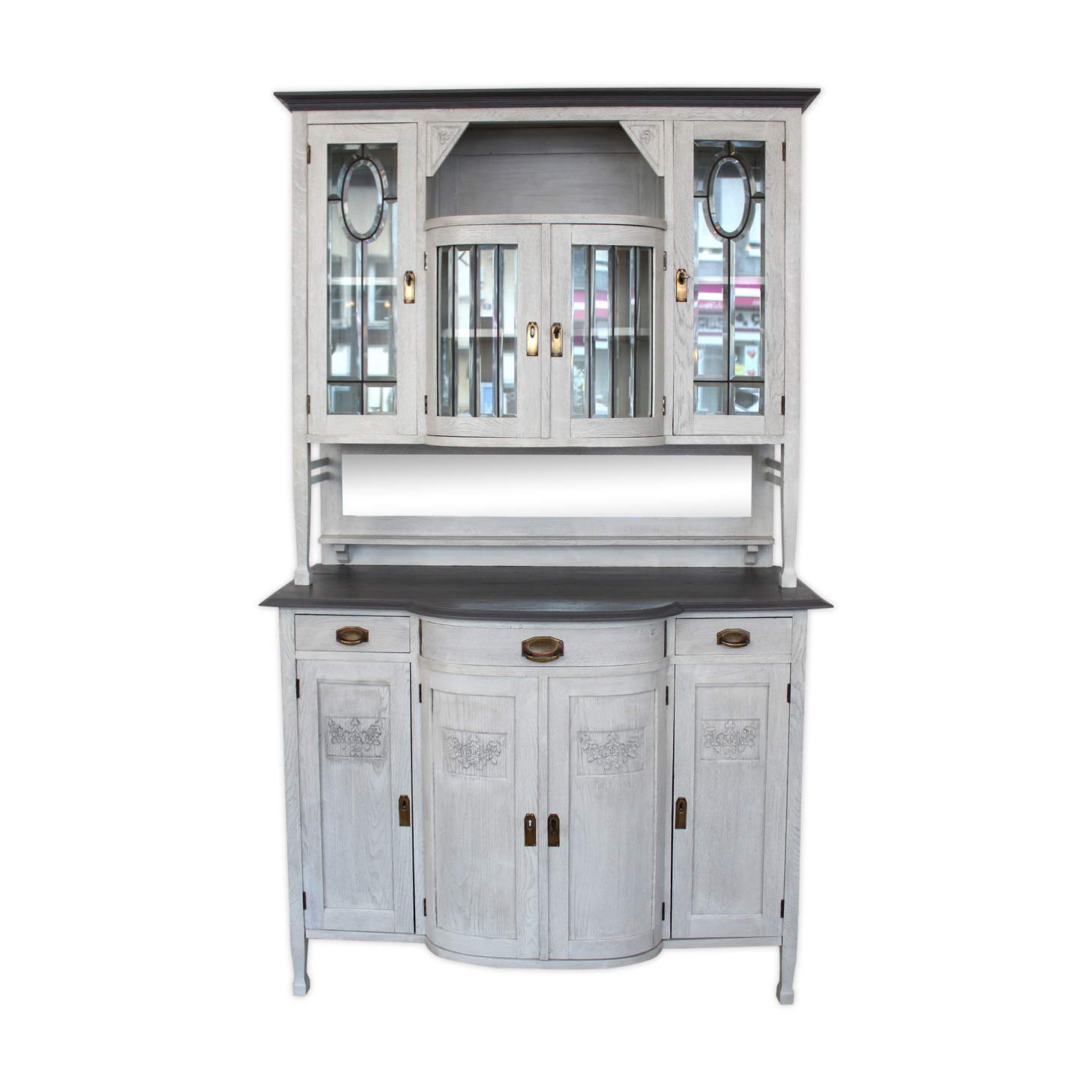 British buffet solid oak early twentieth century