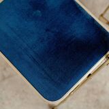 Lafuma vintage blue folding chair