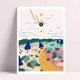 Art print “the right way” a4